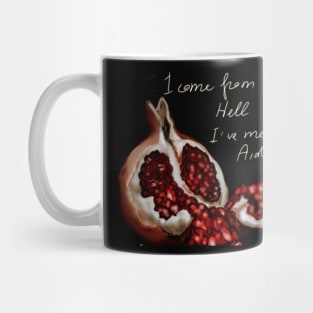 Pomegranate, Greek mythology, Aedes, Hell, aesthetics, dark academia Mug